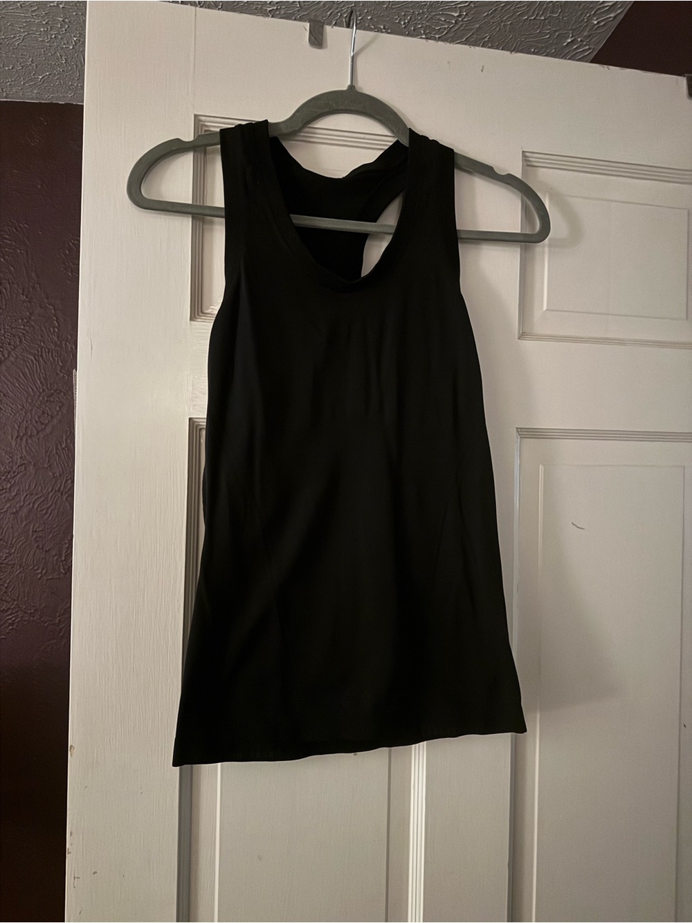 Athleta Black Sleeveless seamless Racerback Tank Top